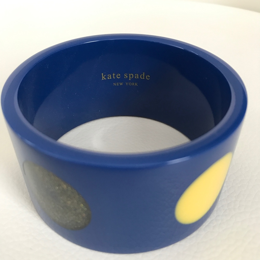 Kate Spade Bangle Bracelet Blue Resin
